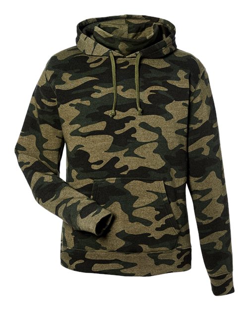 J. America 8879 Men's Gaiter Fleece Hooded Sweatshirt