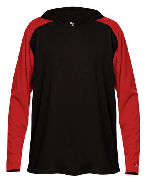 Badger 2235 Youth Breakout Hooded T-Shirt