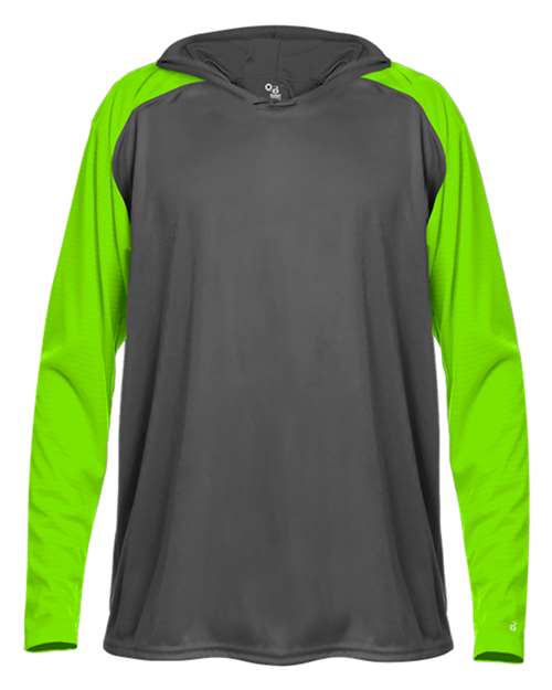 Badger 2235 Youth Breakout Hooded T-Shirt