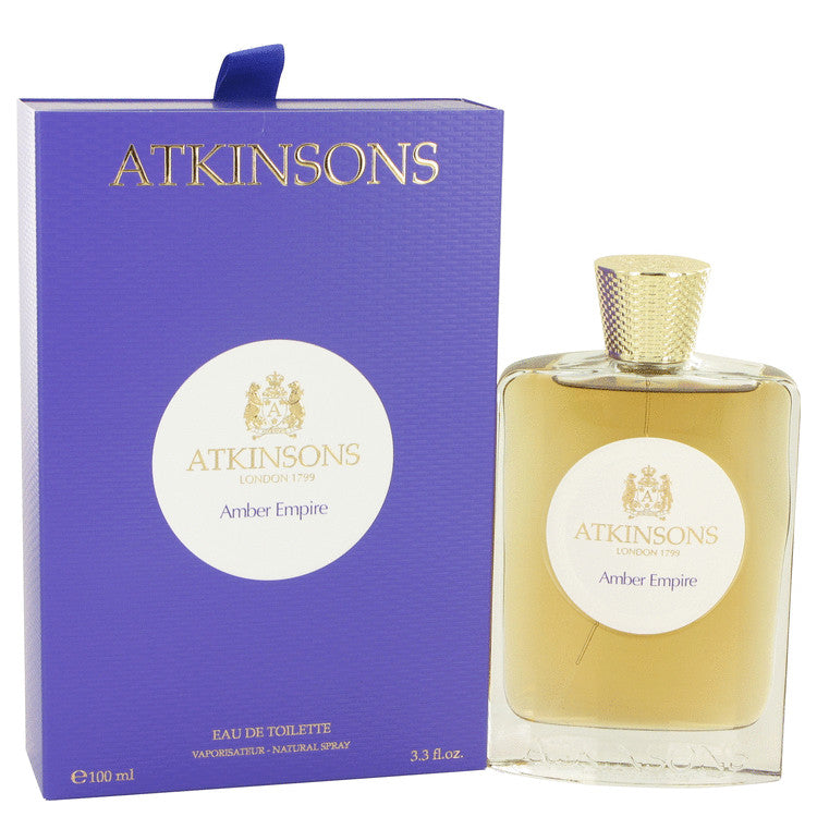 Amber Empire by Atkinsons Eau De Toilette Spray 3.3 oz