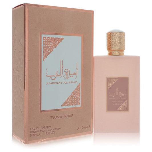 Lattafa Asdaaf Ameerat Al Arab Prive Rose by Lattafa Eau De Parfum Spray (Unisex) 3.4 oz