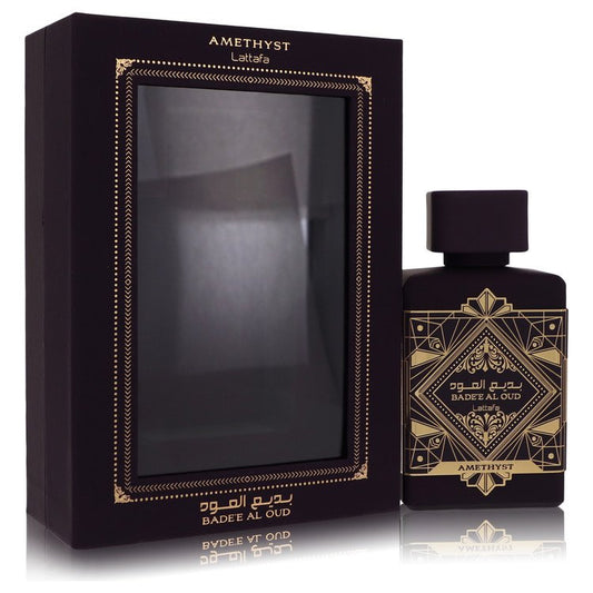 Lattafa Badee Al Oud Amethyst by Lattafa Eau De Parfum Spray (Unisex) 3.4 oz