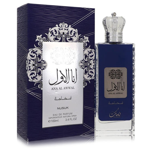 Ana Al Awwal Blue by Nusuk Eau De Parfum Spray 3.4 oz
