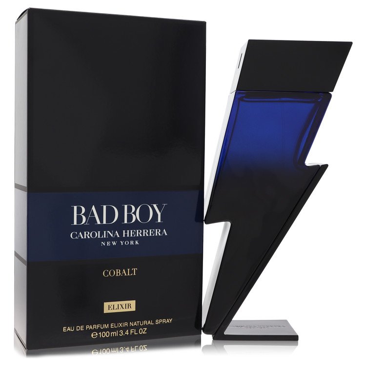 Bad Boy Cobalt Elixir by Carolina Herrera Eau De Parfum Spray 3.4 oz