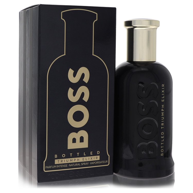 Boss Bottled Triumph Elixir by Hugo Boss Eau De Parfum Intense Spray 3.4 oz
