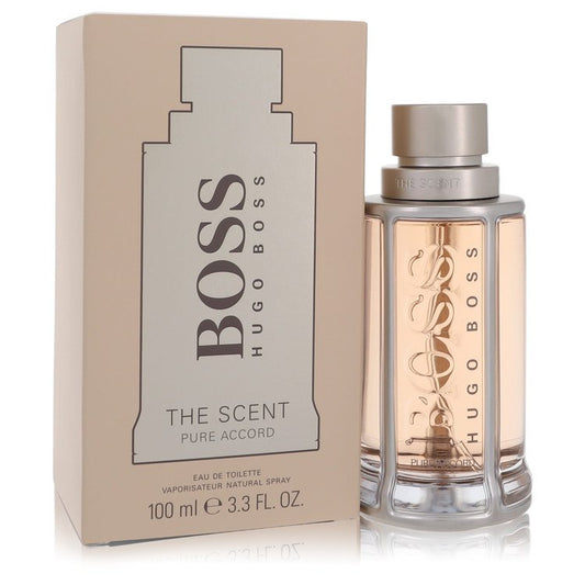 Boss The Scent Pure Accord by Hugo Boss Eau De Toilette Spray 3.3 oz