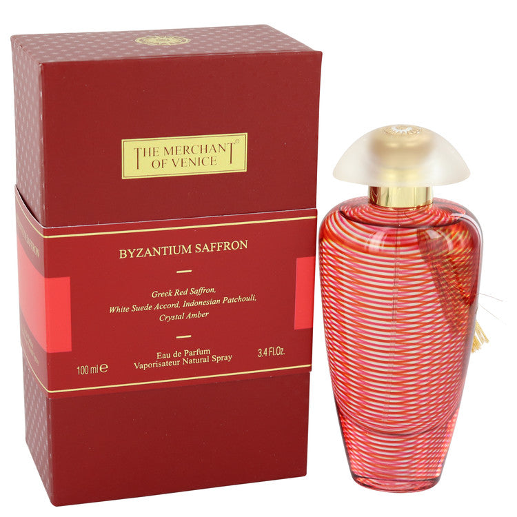 Byzantium Saffron by The Merchant of Venice Eau De Parfum Spray (Unisex) 3.4 oz