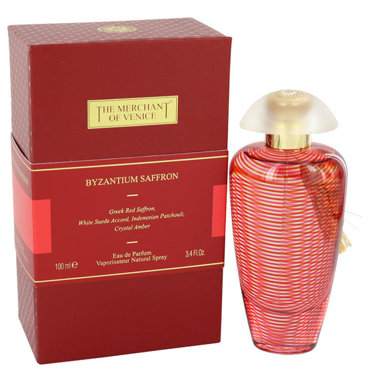Byzantium Saffron by The Merchant of Venice Eau De Parfum Spray (Unisex) 3.4 oz