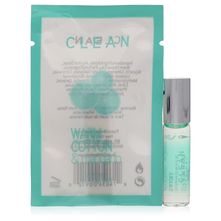 Clean Warm Cotton & Mandarine by Clean Mini Eau Fraiche .17 oz