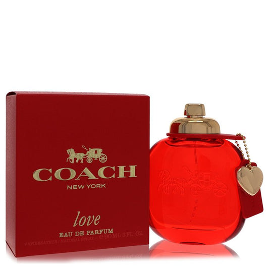 Coach Love by Coach Eau De Parfum Spray (red packaging) 3 oz