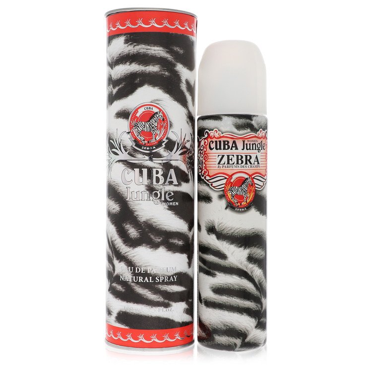 Cuba Jungle Zebra by Fragluxe Eau De Parfum Spray 3.4 oz
