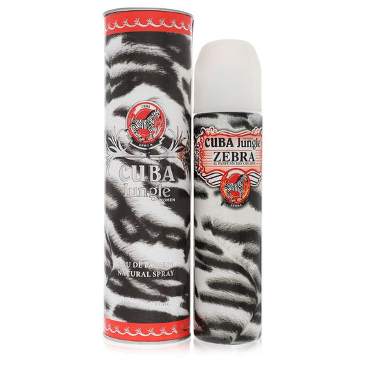 Cuba Jungle Zebra by Fragluxe Eau De Parfum Spray 3.4 oz