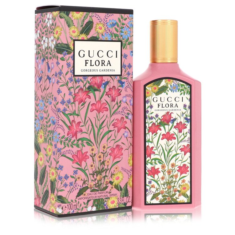 Flora Gorgeous Gardenia by Gucci Eau De Parfum Spray 3.4 oz