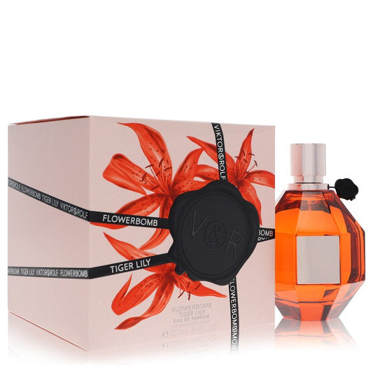 Flowerbomb Tiger Lily by Viktor & Rolf Eau De Parfum Spray 3.4 oz