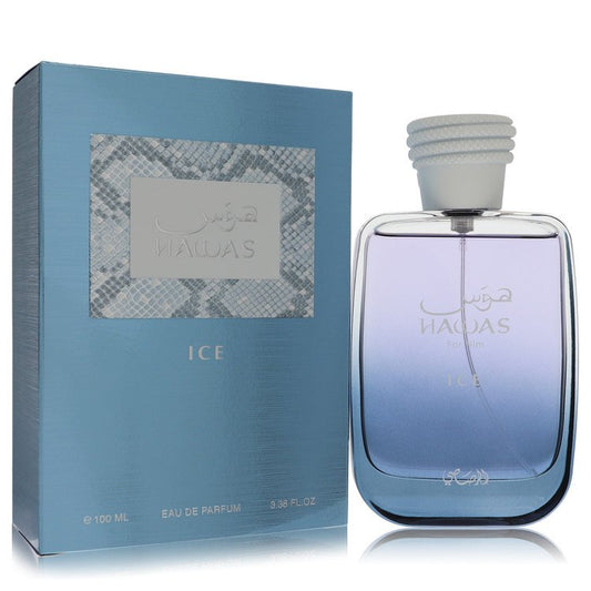 Hawas Ice by Rasasi Eau De Parfum Spray 3.3 oz