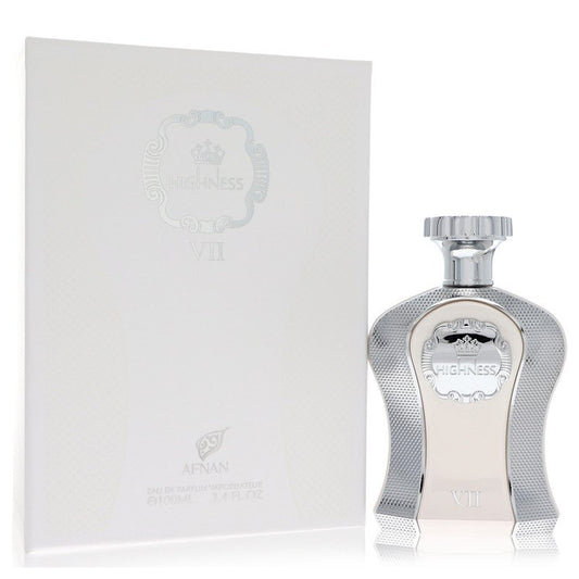 His Highness White VII by Afnan Eau De Parfum Spray 3.4 oz