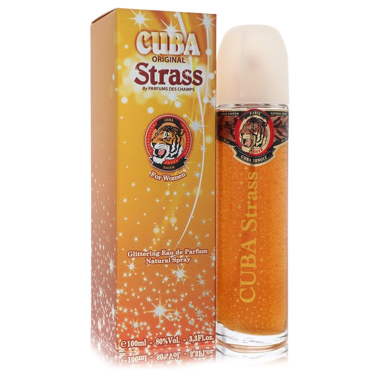 Cuba Strass Tiger by Fragluxe Eau De Parfum Spray 3.4 oz