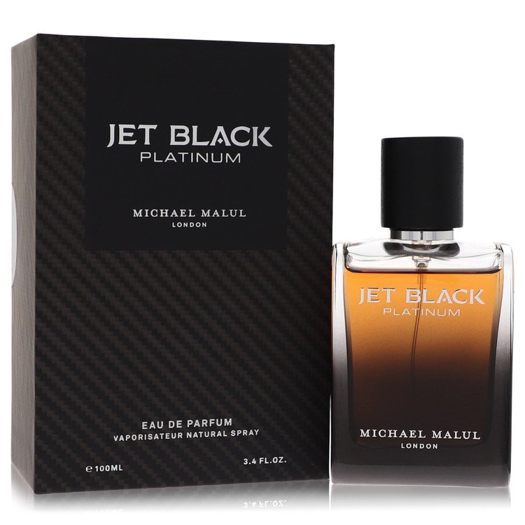 Jet Black Platinum by Michael Malul Eau De Parfum Spray 3.4 oz