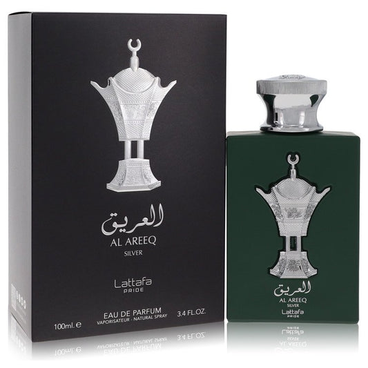 Lattafa Pride Al Areeq Silver by Lattafa Eau De Parfum Spray (Unisex) 3.4 oz