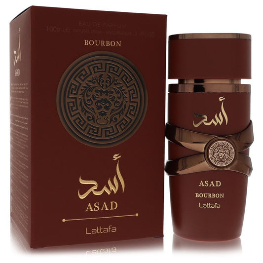 Lattafa Asad Bourbon by Lattafa Eau De Parfum Spray 3.4 oz