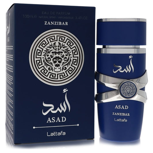 Lattafa Asad Zanzibar by Lattafa Eau De Parfum Spray 3.4 oz