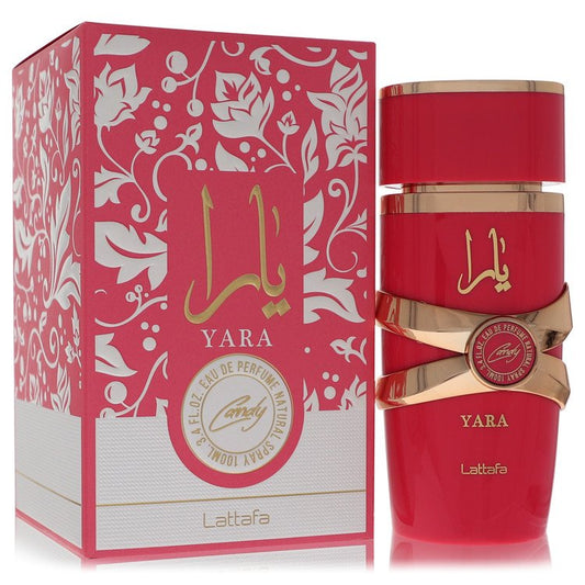 Lattafa Yara Candy by Lattafa Eau De Parfum Spray 3.4 oz