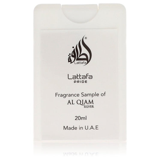 Lattafa Pride Al Qiam Silver by Lattafa Eau De Parfum Spray (Unisex Tester) .68 oz