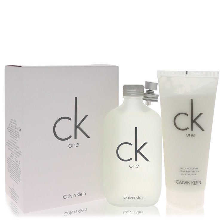 Ck One by Calvin Klein Gift Set -- 6.7 oz Eau De Toilette Spray + 6.7 oz Body Moisturizer