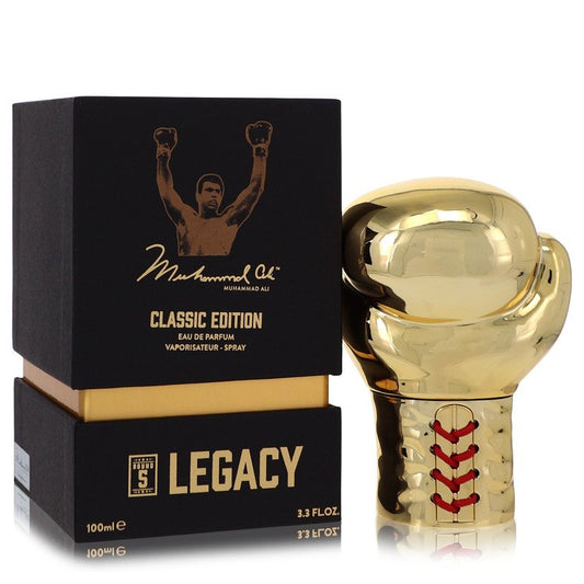 Muhammad Ali Legacy Round 5 by Muhammad Ali Eau De Parfum Spray (Classic Edition) 3.3 oz