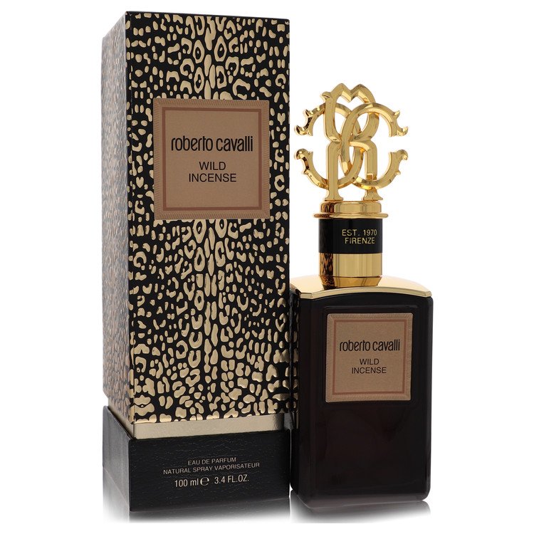 Roberto Cavalli Wild Incense by Roberto Cavalli Eau De Parfum Spray (Unisex) 3.4 oz