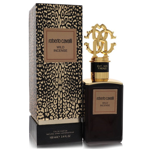Roberto Cavalli Wild Incense by Roberto Cavalli Eau De Parfum Spray (Unisex) 3.4 oz