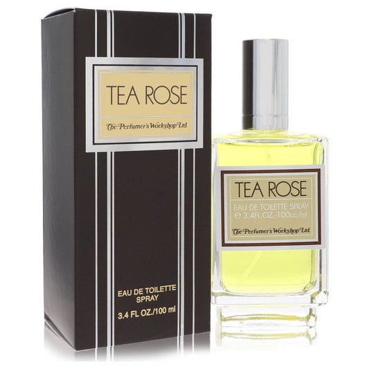 Tea Rose by Perfumers Workshop Eau De Toilette Spray 3.4 oz