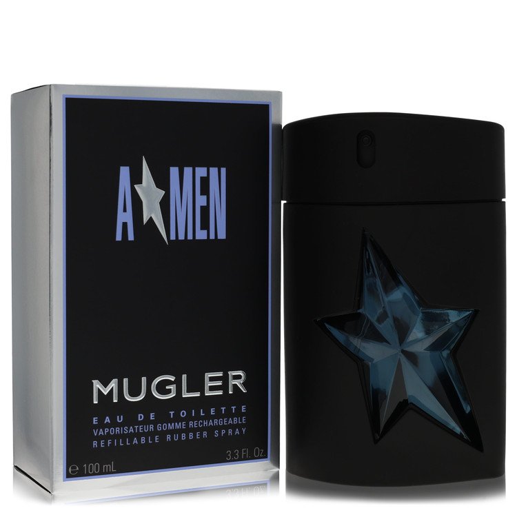 Angel by Thierry Mugler Eau De Toilette Spray Refillable (Rubber) 3.4 oz