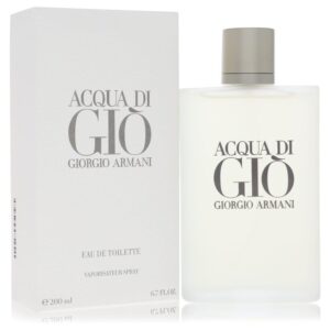Acqua Di Gio by Giorgio Armani Eau De Toilette Spray 6.7 oz