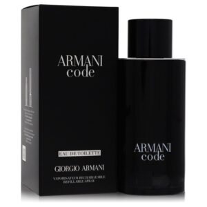 Armani Code by Giorgio Armani Eau De Toilette Spray Refillable 4.2 oz