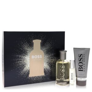 Boss No. 6 by Hugo Boss Gift Set -- 3.3 oz Eau De Toilette Spray + 0.3 oz Mini EDT Spray  + 3.4 oz Shower Gel