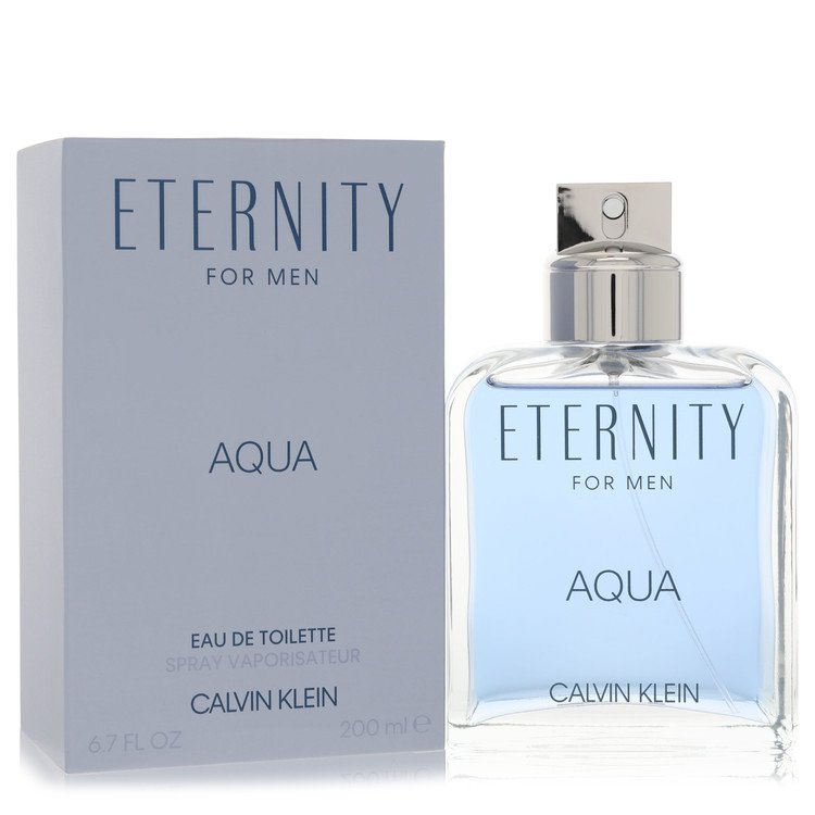 Eternity Aqua by Calvin Klein Eau De Toilette Spray 6.7 oz