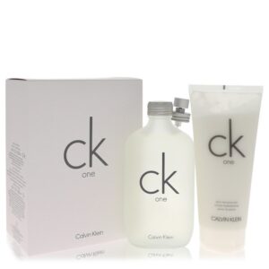 Ck One by Calvin Klein Gift Set -- 6.7 oz Eau De Toilette Spray + 6.7 oz Body Moisturizer