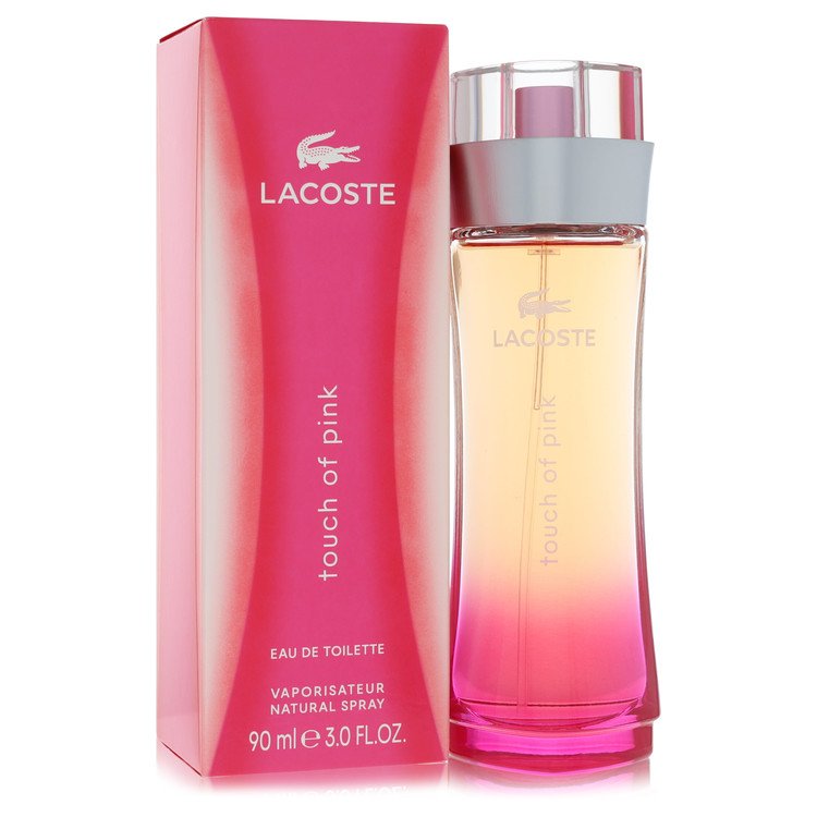Touch of Pink by Lacoste Eau De Toilette Spray 3 oz
