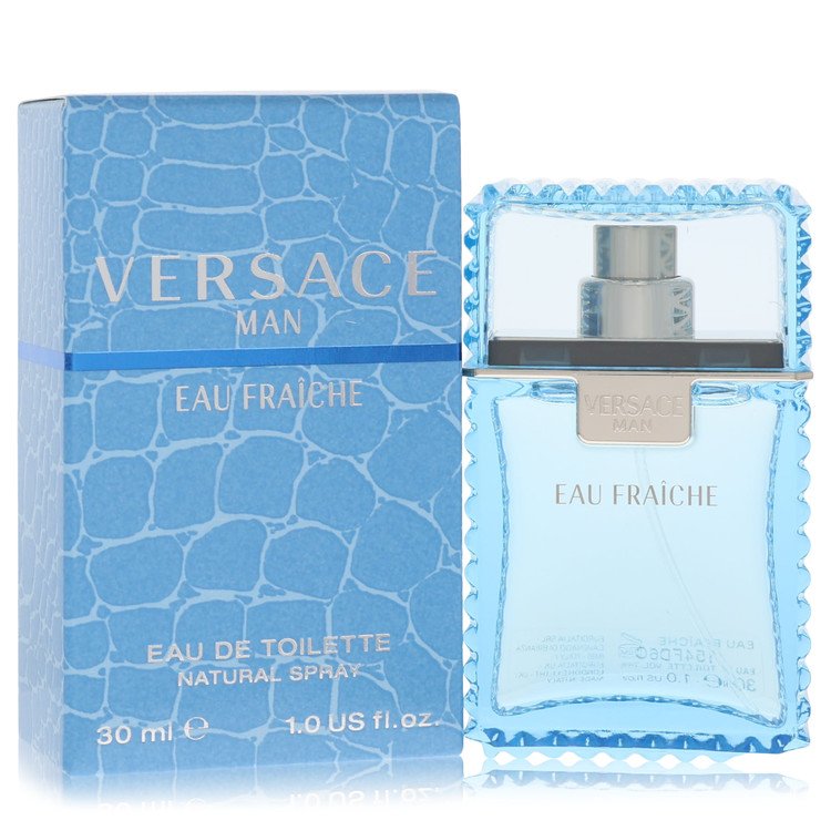 Versace Man by Versace Eau Fraiche Eau De Toilette Spray (Blue) 1 oz