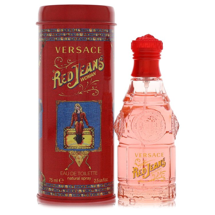 Red Jeans by Versace Eau De Toilette Spray 2.5 oz