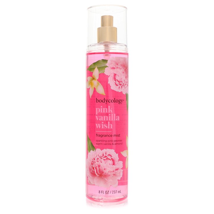 Bodycology Pink Vanilla Wish by Bodycology Fragrance Mist Spray 8 oz