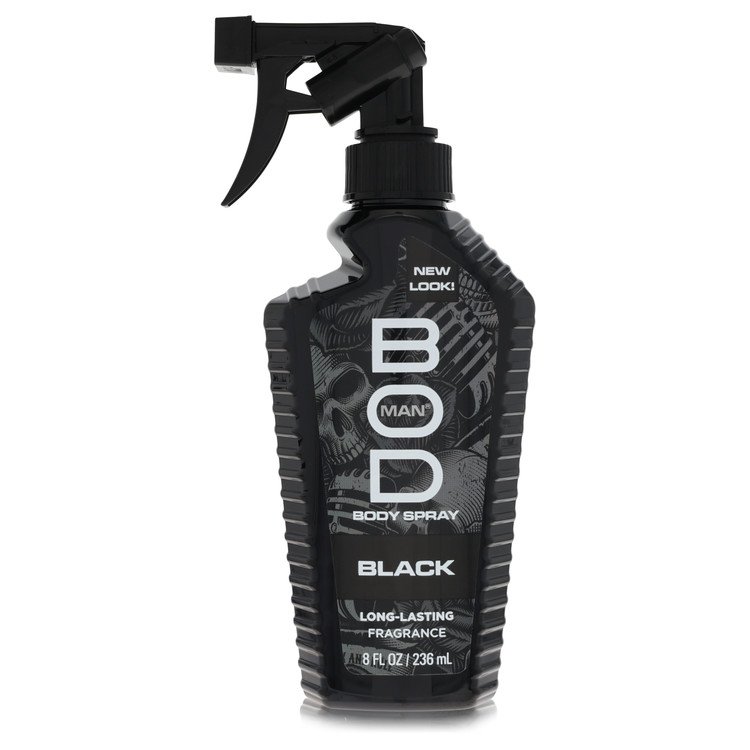 Bod Man Black by Parfums De Coeur Body Spray 8 oz