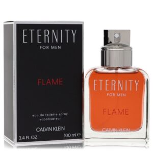 Eternity Flame by Calvin Klein Eau De Toilette Spray 3.4 oz