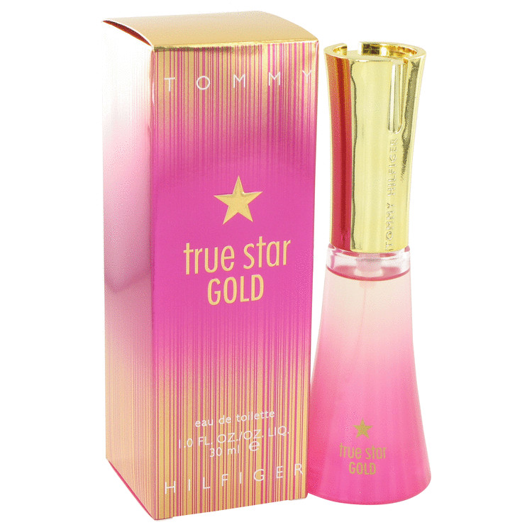 True Star Gold by Tommy Hilfiger Eau De Toilette Spray 1 oz