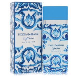 Light Blue Capri in Love by Dolce & Gabbana Eau De Parfum Refillable Spray 3.3 oz