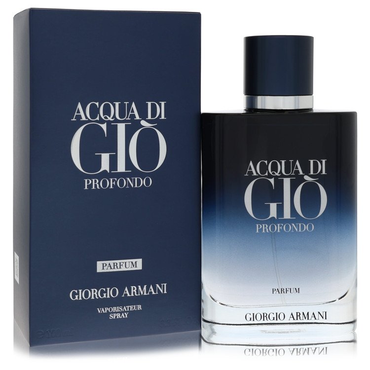 Acqua Di Gio Profondo by Giorgio Armani Parfum Spray 3.3 oz