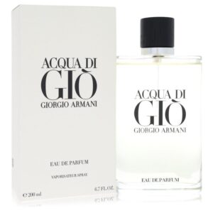 Acqua Di Gio by Giorgio Armani Eau De Parfum Refillable Spray 6.7 oz