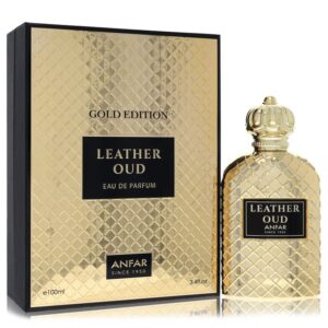 Anfar Leather Oud Gold Edition by Anfar Eau De Parfum Spray 3.4 oz
