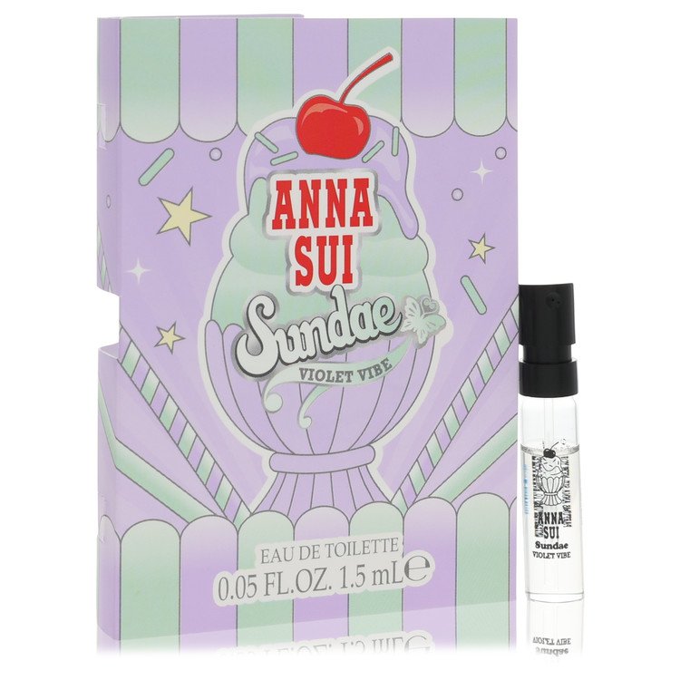 Anna Sui Sundae Violet Vibe by Anna Sui Vial (sample) .05 oz